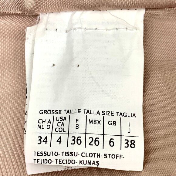 Max Mara Womens Belted Wool & Cashmere Blend Coat Size 38 Beige - Picture 7 of 8